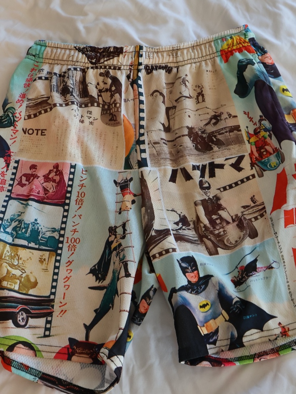 Batman and Robin superhero graphic shorts
